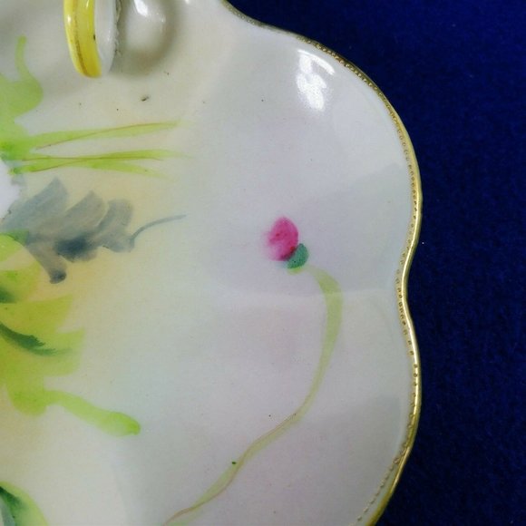 Trinket Candy Dish Hand Painted GLORIA L W and Co Nippon - Picture 7 of 8